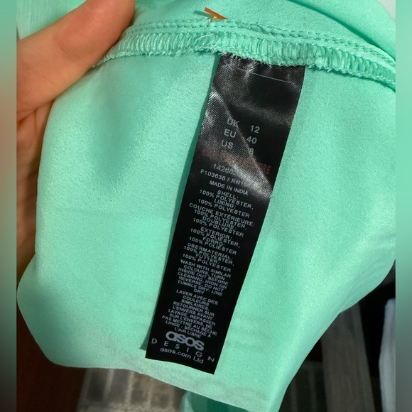 Mint Green Layered Maxi Dress - Picture 7 of 7